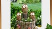 Grasslands Road Owls on Stump Planter 8-Inch