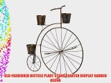 OLD-FASHIONED BICYCLE PLANT STAND PLANTER DISPLAY GARDEN DECOR
