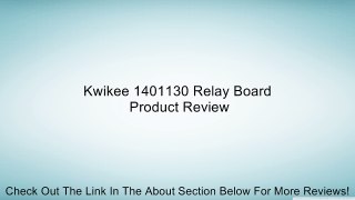 Kwikee 1401130 Relay Board Review