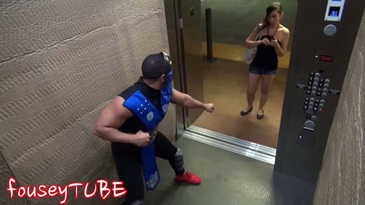 MORTAL KOMBAT ELEVATOR PRANK!