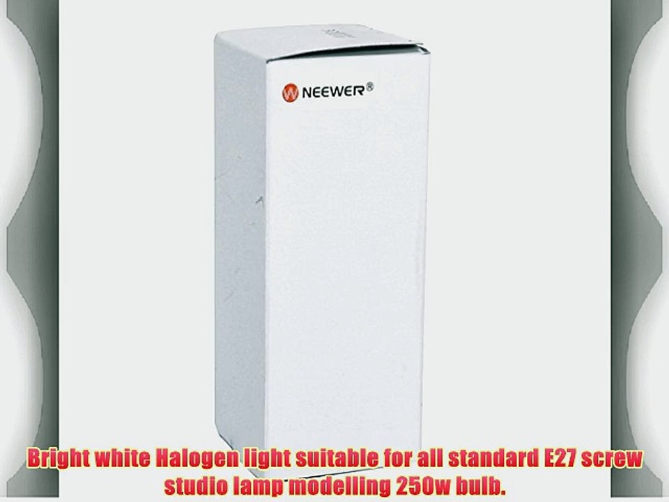 Neewer? Pack of 2 JDD Type Photo Studio Universal 250W 110V E27 Halogen Modeling Lamp Bulbs