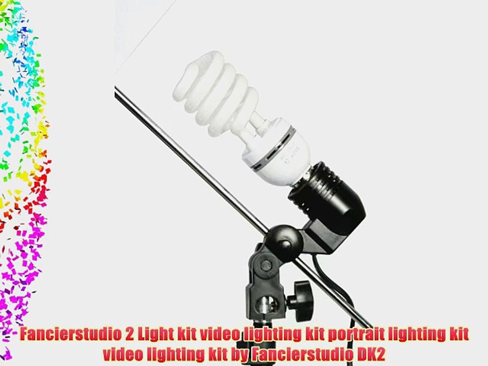 Fancierstudio 2 Light kit video lighting kit portrait lighting kit video lighting kit by Fancierstudio