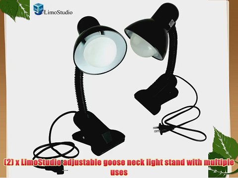 LimoStudio Table Top Light Kit with LED Lighting Photo Light Set with Clamp AGG1264