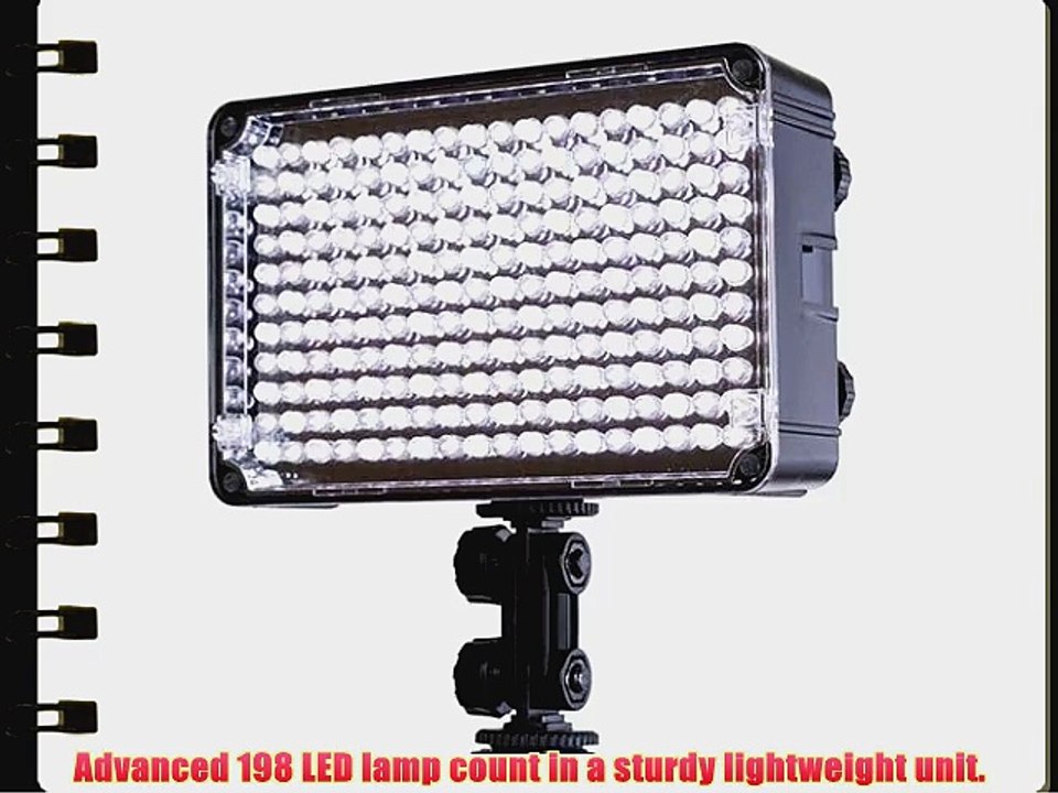198 LED - VariAngle on Camera light