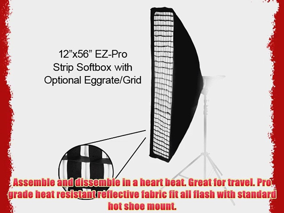 Fotodiox EZ-Pro-1256-Ca ProStudio Solutions EZ-Pro 12 x 56 Inches Softbox with Soft Diffuser