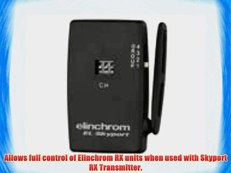 Elinchrom EL 19353 Skyport RX Receiver works only with Elinchrom RX heads