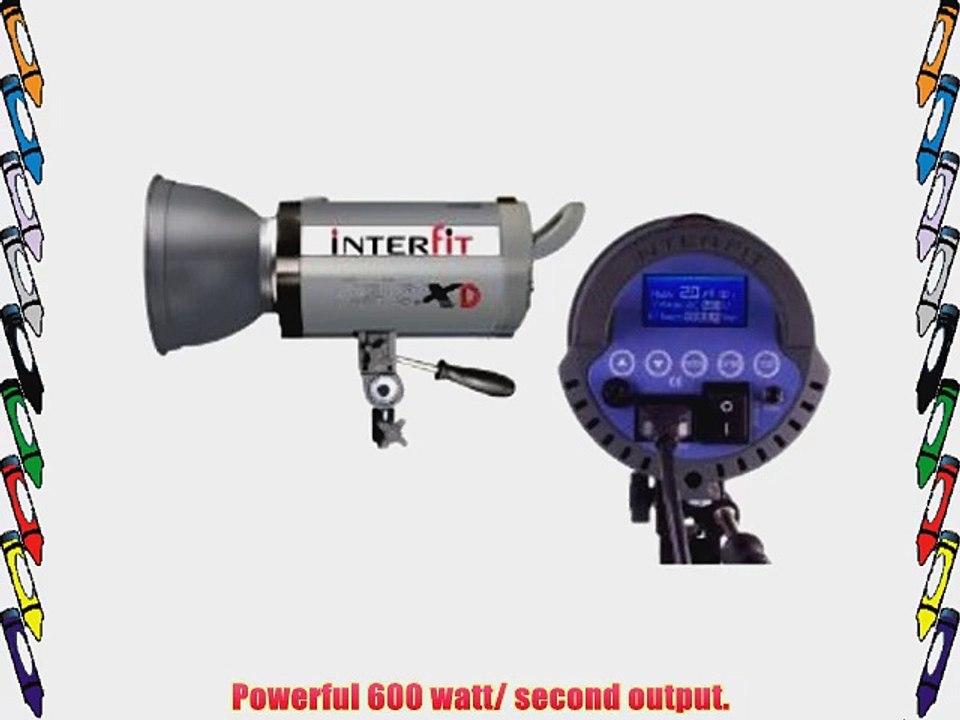 Interfit INT458 Stellar XD 600 Watt/ Second Flash Head