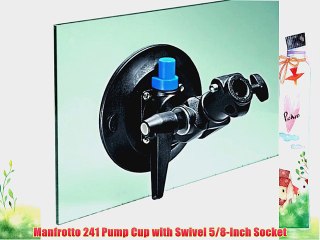 Manfrotto 241 Pump Cup with Swivel 5/8-Inch Socket