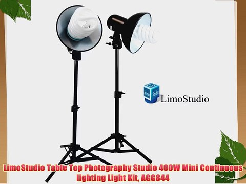LimoStudio Table Top Photography Studio 400W Mini Continuous lighting Light Kit AGG844