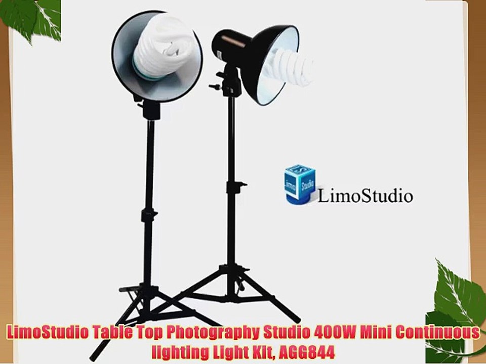 LimoStudio Table Top Photography Studio 400W Mini Continuous lighting Light Kit AGG844