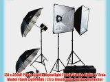 LimoStudio Professional Photography 600W Studio Flash Strobe Light Lighting Kit LMS405