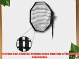 Fotodiox Pro 36 Octagon Softbox PLUS Grid (Eggcrate) for Studio Strobe/Flash with Soft Diffuser