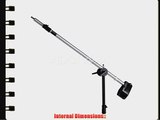 Westcott 3.9' to 6.5' Adjustable Chrome Boom Arm with 6.6 lb. Counter Weight