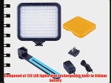 Bestlight? 120PCS LED 7.2W Energy-Saving 5600K Color Temperature LED Video Light with Rechargeable