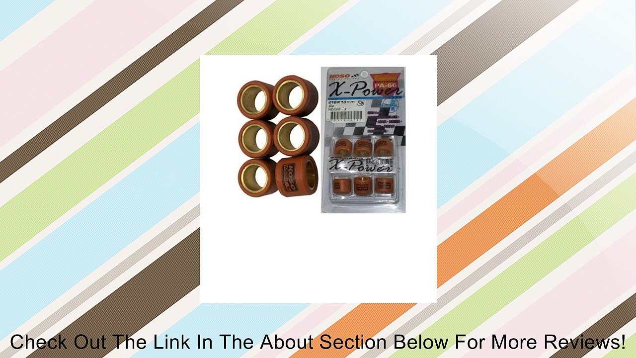 14 GRAM 125cc / 150cc GY6 Performance Roller Weights Variator Rollers Set Znen Review