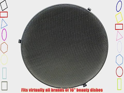 16 41cm 4mm 20? 20 Degree Honeycomb Grid Metal for Beauty Dish
