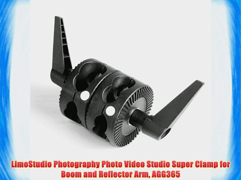 LimoStudio Photography Photo Video Studio Super Clamp for Boom and Reflector Arm AGG365