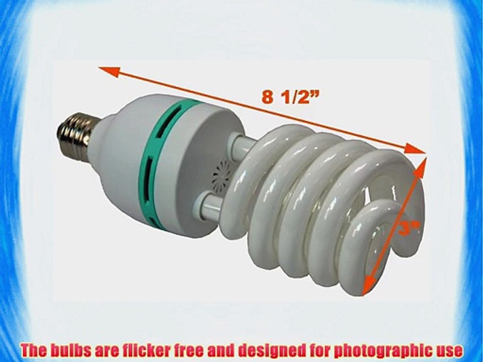 ePhoto 3PCS Photography Studio Softbox Studio Video Photo Lighting Photography Light Kit H9010S3