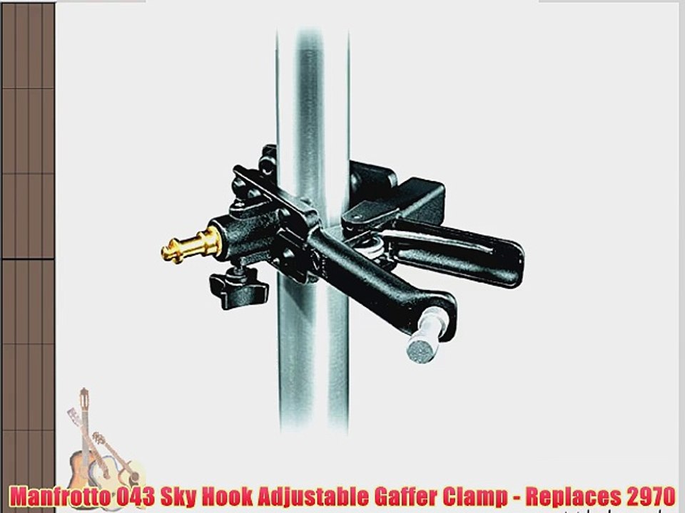 Manfrotto 043 Sky Hook Adjustable Gaffer Clamp - Replaces 2970