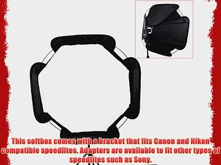 Download Video: Neewer? 37/94cm Octagon Umbrella Speedlite Softbox for Canon Nikon Sony Speedlite Flash Light