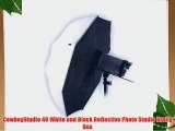 CowboyStudio 40 White and Black Reflective Photo Studio Brolly Box