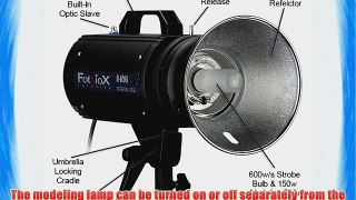 Fotodiox Pro Monolight M400A Flash Strobe Head with 7 Reflector and Digital Display and Control
