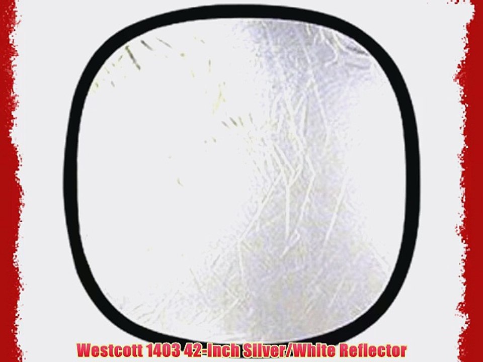 Westcott 1403 42-Inch Silver/White Reflector