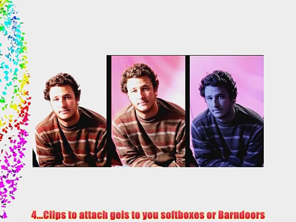 PBL COLOR CORRECTION GELS 33X34PRIMARY LIGHTING FILTER GEL PACK OF 5 INCLUDES DIFFUSION GEL