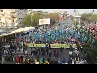 Karachi main Shandaar Million March ka Aghaz