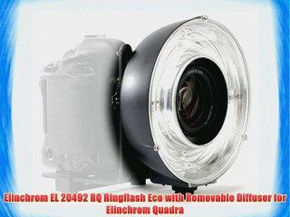 Elinchrom EL 20492 RQ Ringflash Eco with Removable Diffuser for Elinchrom Quadra