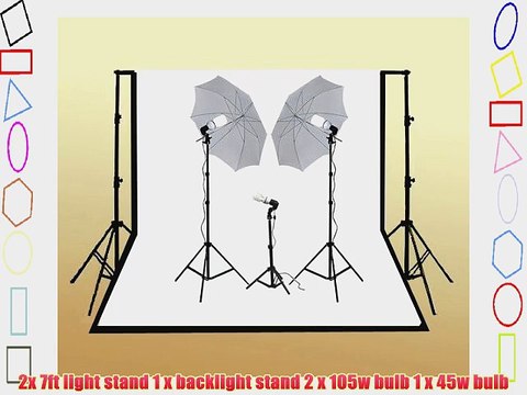 ePhoto 1000watt Digital Video Film Continuous Photography Studio Light Kit Video Photo Lighting