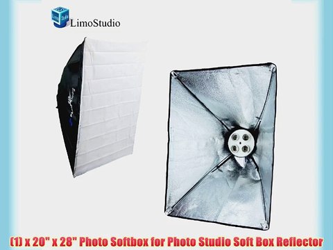 LimoStudio 800W Photo Video Studio Softbox Lighting Kit with Carrying For Product Portrait