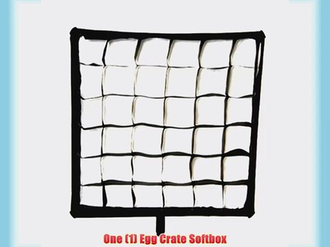 Cowboystudio 24in x 24in Egg Crate Softbox for Alien Bees