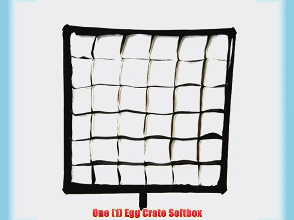 Cowboystudio 24in x 24in Egg Crate Softbox for Alien Bees