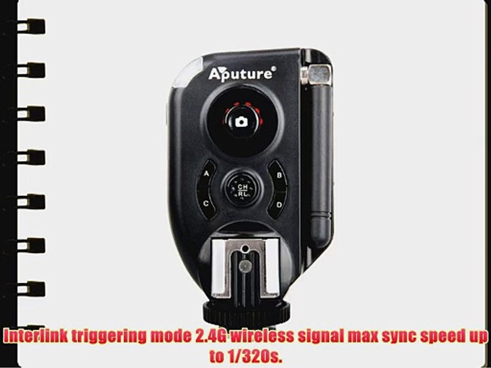 Aputure Branded Trigmaster Plus Ii Txii Kit 1x Transceivers 2.4ghz 500m Range Remote Flash
