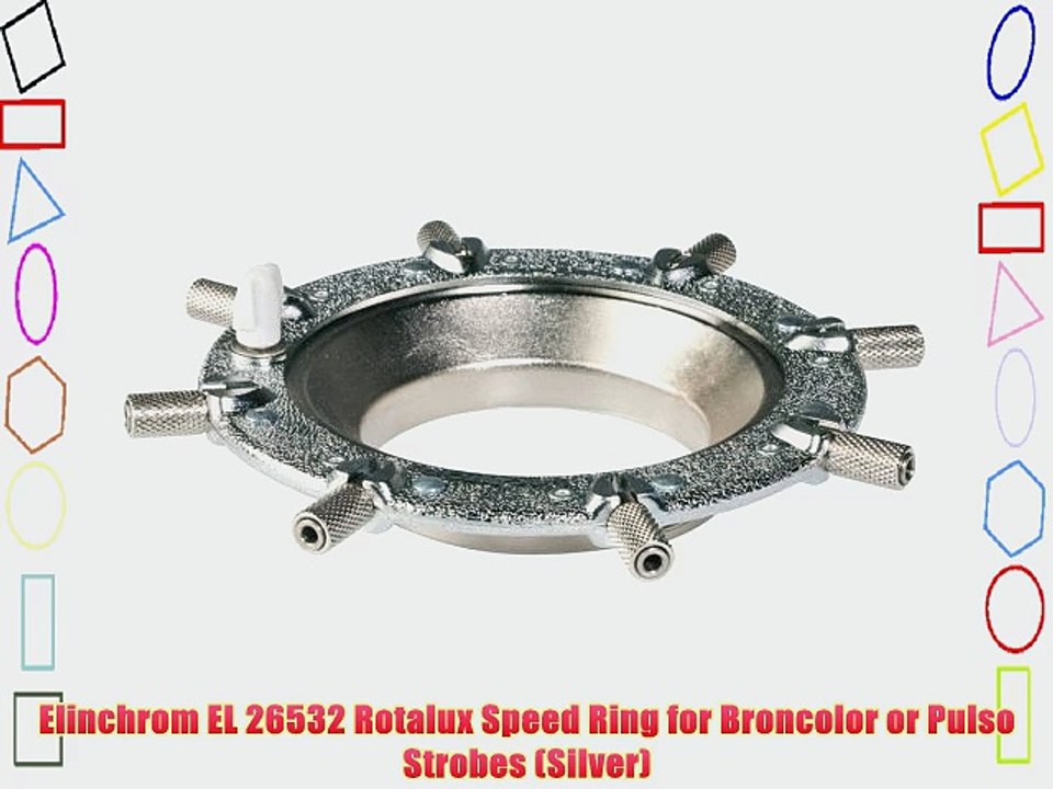Elinchrom EL 26532 Rotalux Speed Ring for Broncolor or Pulso Strobes (Silver)
