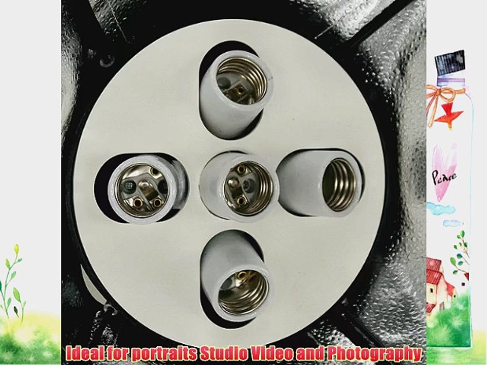 ePhoto Pro Studio Video 4500W Digital Photography Studio 3 Softbox Lighting Kit Light Set and