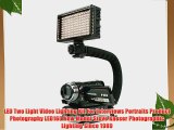 LED Two Light Video Lighting Kit For Interviews Portraits Product Photography LED160 New Model