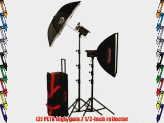 Photogenic Pl2115k 1000WS Powerlight Non-Digital Monolight Travel Kit with 24x32 Rectangular