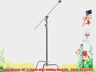 Kupo Master 40 C Stand with Sliding Base Kit - Silver KS702812