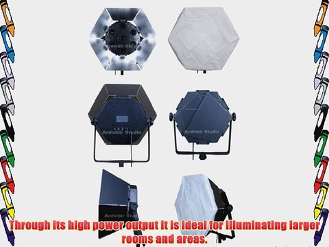 Ardinbir Studio Photography 7 head Fluorescent Continuous Lamp Light bulb socket panel with