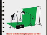 ePhoto 10 X 20 Large Chromakey Chroma KEY Green Screen Support Stands 3 Point Continuous Video