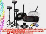 NEEWER Professional Photography Studio Equipment Kit - Lights Umbrellas Stands