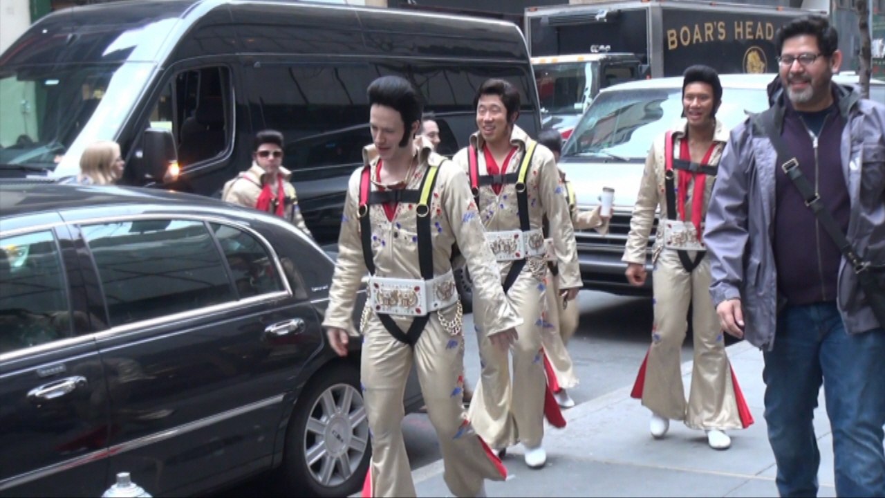 Tony Danza, A Bunch of Elvis And Anne Hathaway With Hubby