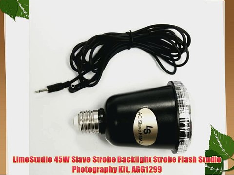 LimoStudio 45W Slave Strobe Backlight Strobe Flash Studio Photography Kit AGG1299