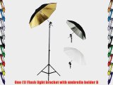 CowboyStudio Photography Photo Studio Flash Mount Three Umbrellas Kit with Light Stand