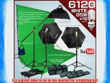 Photo Video Studio Fluoreescent Cool Light With 3 Fluorescent Light Bank Linco Flora 3 35''