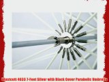 Westcott 4633 7-Feet Silver with Black Cover Parabolic Umbrella