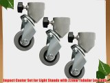 Impact Caster Set for Light Stands with 22mm Tubular Leg Ends