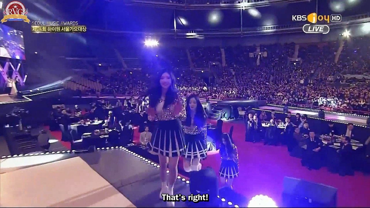 [ENG] 150122 레드벨벳 Red Velvet 'Rookie of the Year' Speech @ The 24th Seoul Music Awards